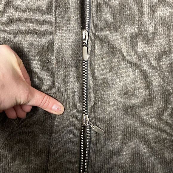 AMINA RUBINACCI | Brown Cashmeres Sweater Jacket Size 44 Medium - Picture 3 of 7